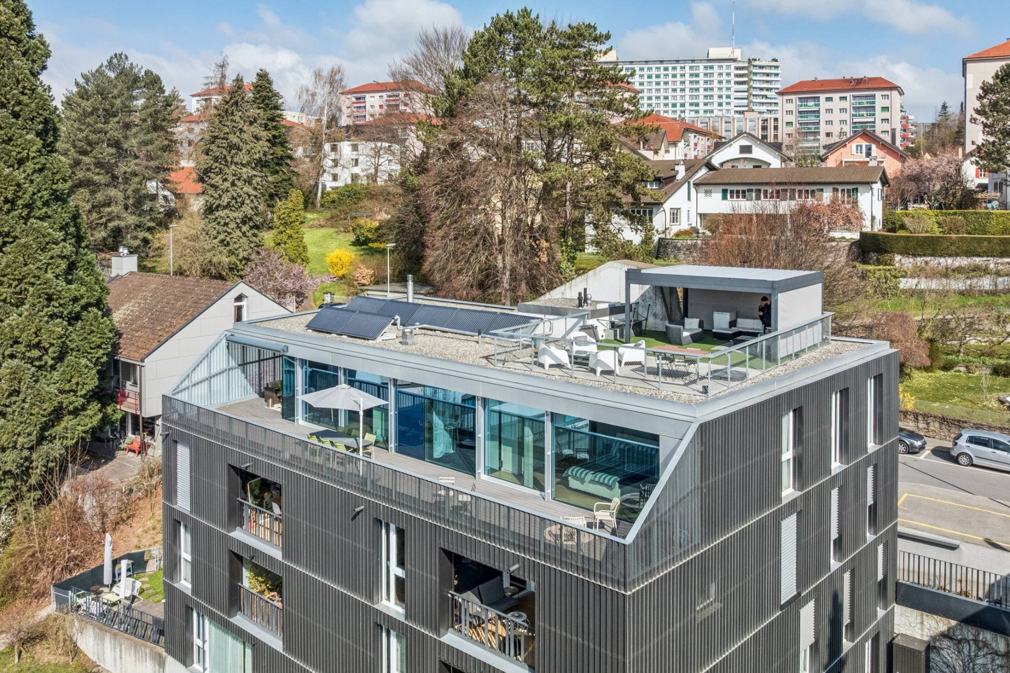 Terrasse und Rooftop