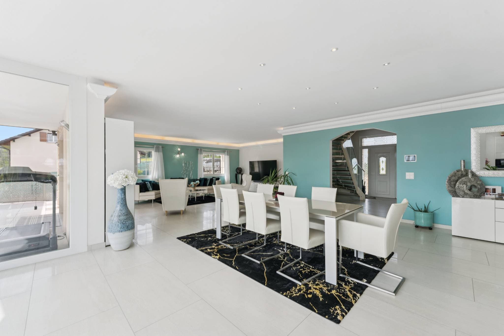 Salon au rez-de-chaussée