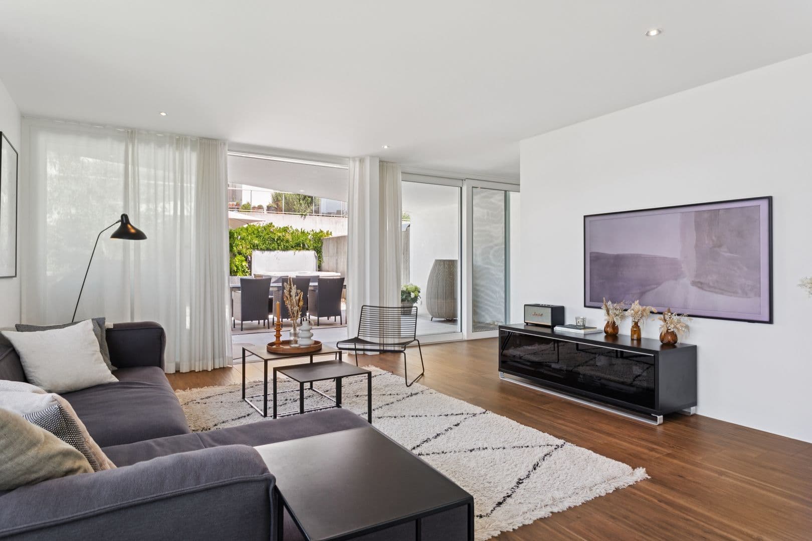 Durchgehendes Wohnzimmer