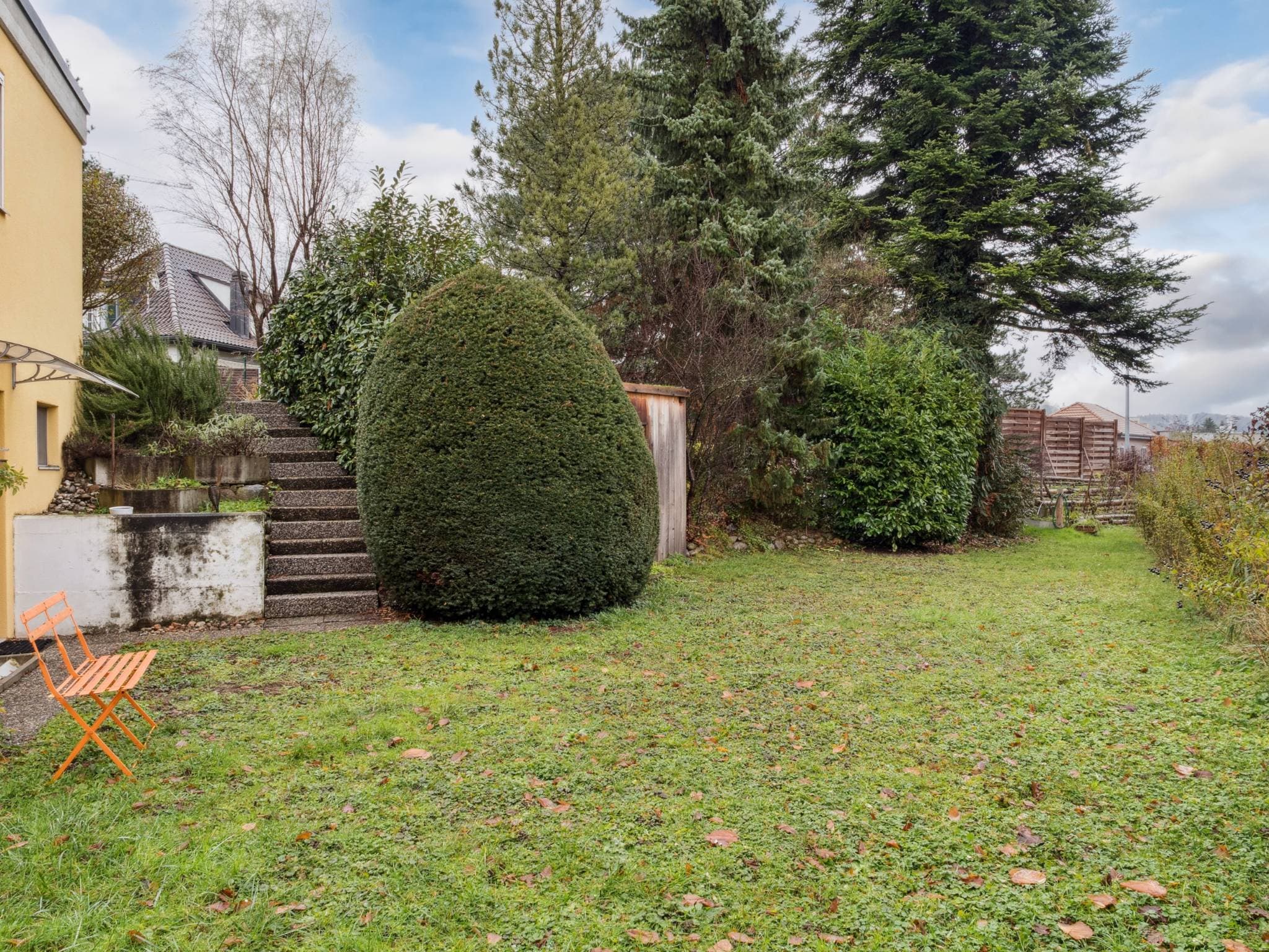 Grand jardin plat